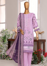 Pareesa By Schick Digital Printed Viscose 3 Piece Unstitched Suit SDH25P DPV-01